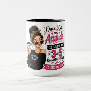 Niedliches/Sassiges Kaffee Mädchen Tasse