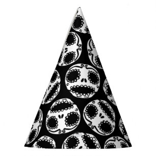 Niedliches Schädelmuster Partyhütchen