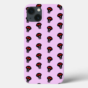 Niedliches Schädelmuster rosa mit Lieben Case-Mate iPhone Hülle