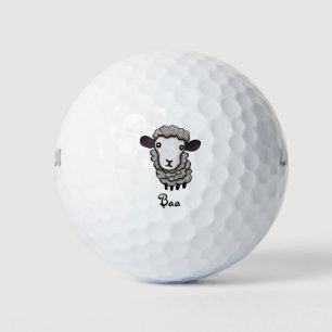 niedliches Schaf Golfball