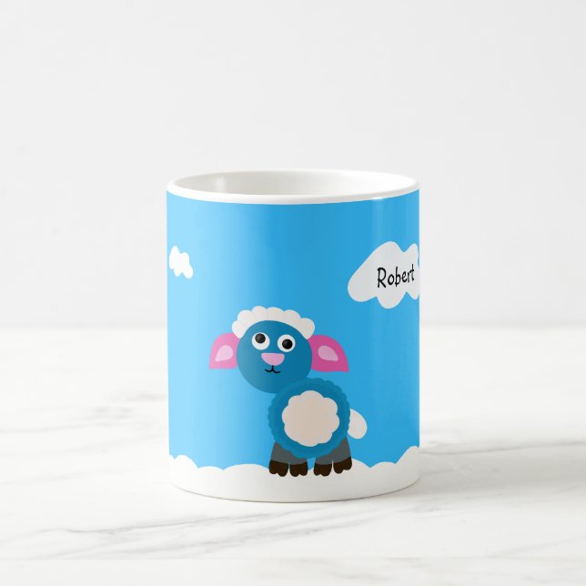Niedliches Schaf Kaffeetasse (Mittel)