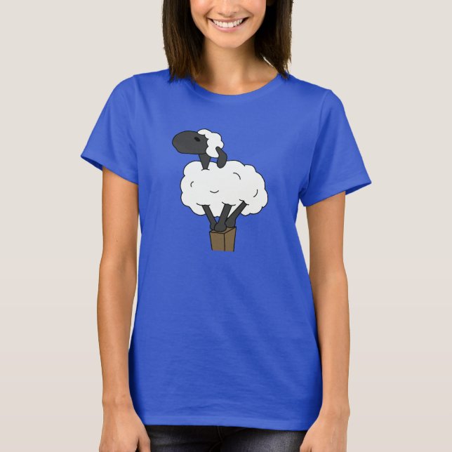 Niedliches Schaf T-Shirt (Vorderseite)