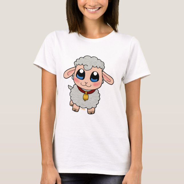 Niedliches Schaf T-Shirt (Vorderseite)