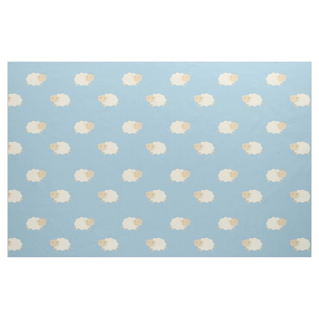 Niedliches Schafmuster Stoff (Yard (91,4 cm))