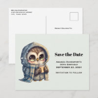 Niedliches Schale im Winter mit Kaffee Save the Da