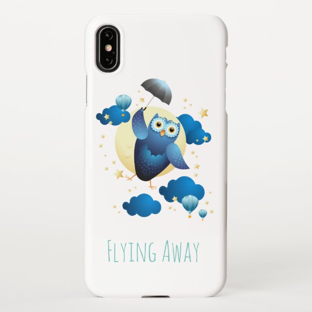 Niedliches Schälling mit Schirm iPhone Hülle (Rückseite)