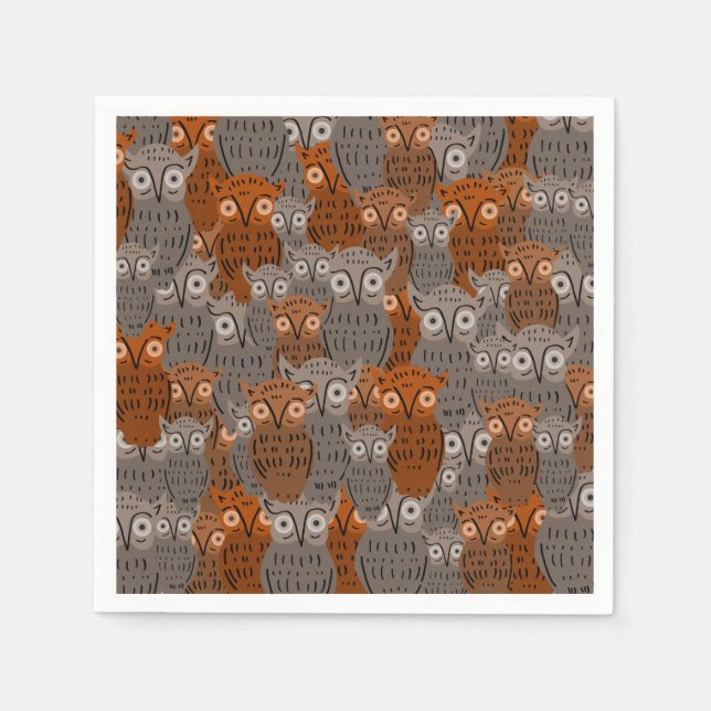 Niedliches Schälpapier Napkins Serviette (Vorderseite)