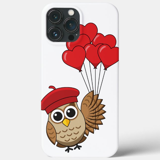 Niedliches Schellen mit Herzblasen Case-Mate iPhone Hülle (Rückseite)