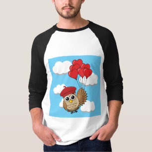 Niedliches Schellen mit Herzblasen T-Shirt