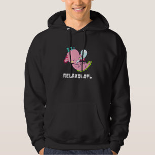 Niedliches Schlafen Axolotl Relaxolotl Amphibien Hoodie