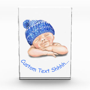 Niedliches Schlafen Sweet Lächeln Happy Baby - Anp Fotoblock