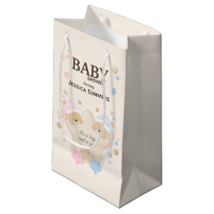 Niedliches Schlafen Teddy Bear Twins Kinderdusche  Kleine Geschenktüte