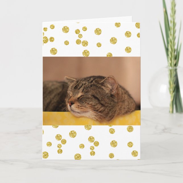 Niedliches Schlafgefühl Katze besser Karte (Vorderseite)