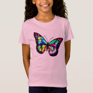 Niedliches Schmetterlingshirt-Design Kinderschmett T-Shirt