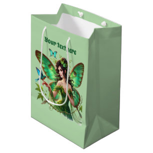 Niedliches Schmetterlingsmärchen, anpassbares Part Mittlere Geschenktüte