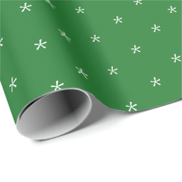 Niedliches Schneeflocken-Muster Weihnachten Geschenkpapier