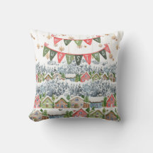 Niedliches Schneeweihdorf