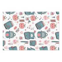 Niedliches scholastisches Papier, zurück zur Schul