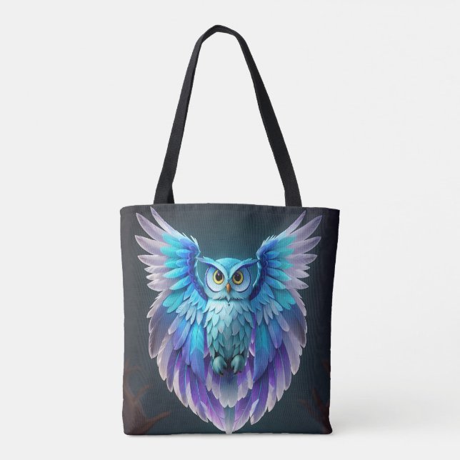 Niedliches, schönes, buntes Schüssel Tasche (Rückseite)