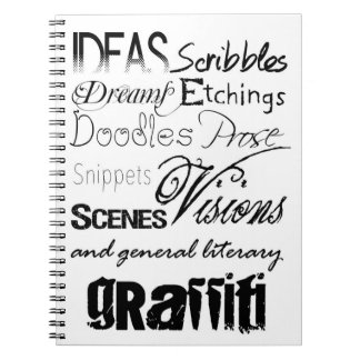 Niedliches Schreiben Typografie Graffiti Scribbles Notizblock