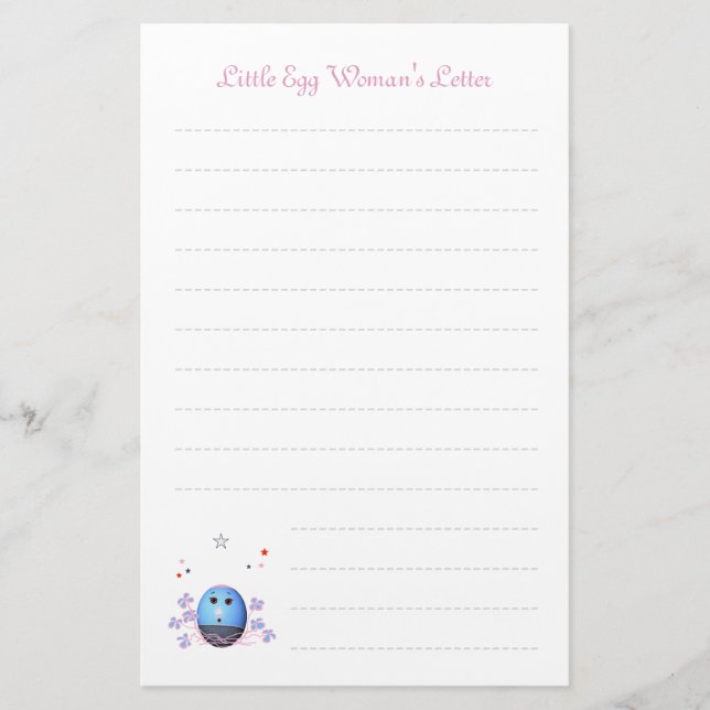Niedliches Schreibpapier für Kinder Briefpapier (Vorderseite)