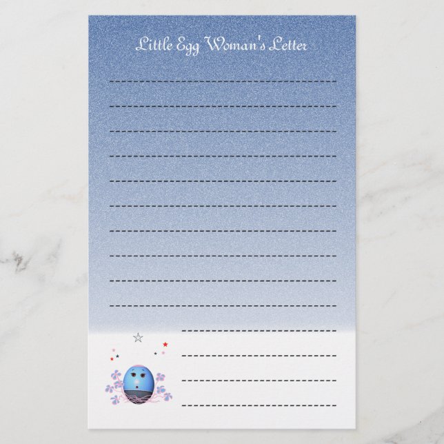 Niedliches Schreibpapier für Kinder Briefpapier (Vorderseite)