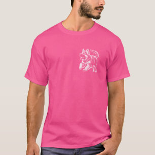 Niedliches Schuhherd Welpenportrait in Zeichnend S T-Shirt