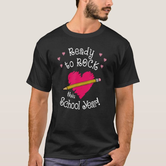 Niedliches Schuljahr T-Shirt (Vorderseite)