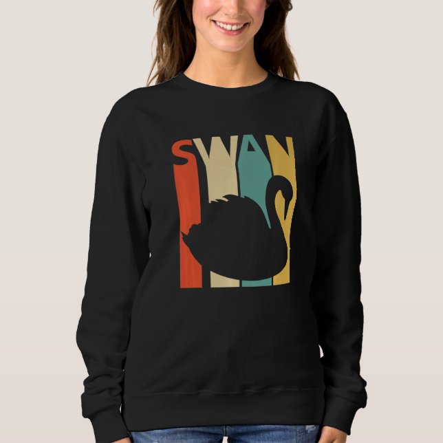 Niedliches Schwanentier Sweatshirt (Vorderseite)