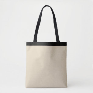 Niedliches Schwarz-Beige-Formmuster Tasche