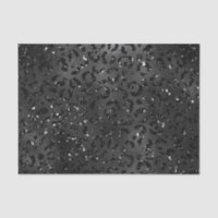 Niedliches Schwarz Gepard Leopard Skin Print Muste