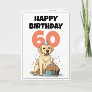 Niedliches Schwarz-Weiß-Leseband 60. Geburtstag Karte