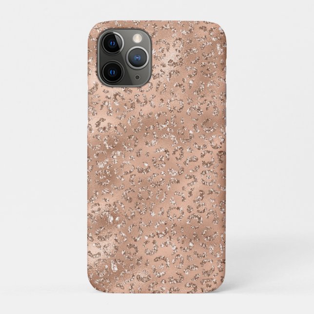 Niedliches Schwarzer Käse Leopard Hautbild Case-Mate iPhone Hülle (Rückseite)