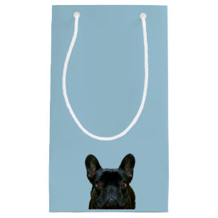 Niedliches Schwarzes Französisches Bulldogge Frenc Kleine Geschenktüte