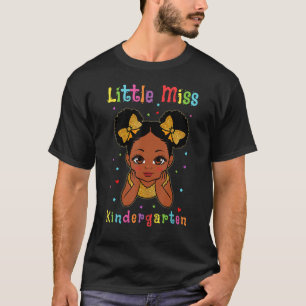 Niedliches Schwarzes Mädchen zurück in die Schule  T-Shirt
