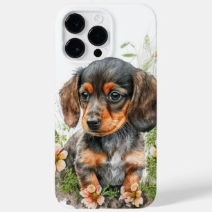 NIEDLICHES SCHWARZES TAN DACKEL PUPPY HUND Case-Mate iPhone 14 PRO MAX HÜLLE