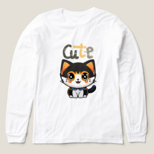Niedliches Schwarzkatzendesign  Katzenliebhaber    Tri-Blend Shirt