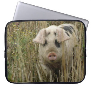 Niedliches Schweineback Laptopschutzhülle
