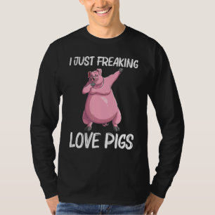 Niedliches Schweinefleisch — Frauen — Tierfutter 5 T-Shirt