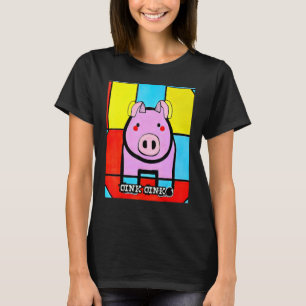 Niedliches Schweinefleisch Oink Oink 43 T-Shirt