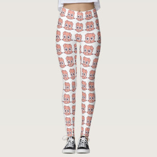 Niedliches Schweineklima Leggings