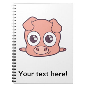 Niedliches Schweineklima Notizblock