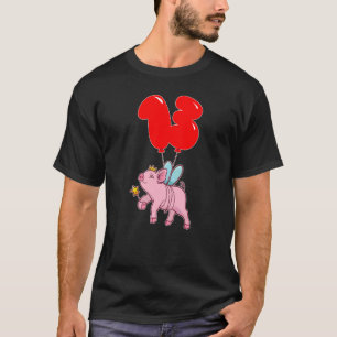 Niedliches Schweinezucht 13. Geburtstag Kinder Bal T-Shirt