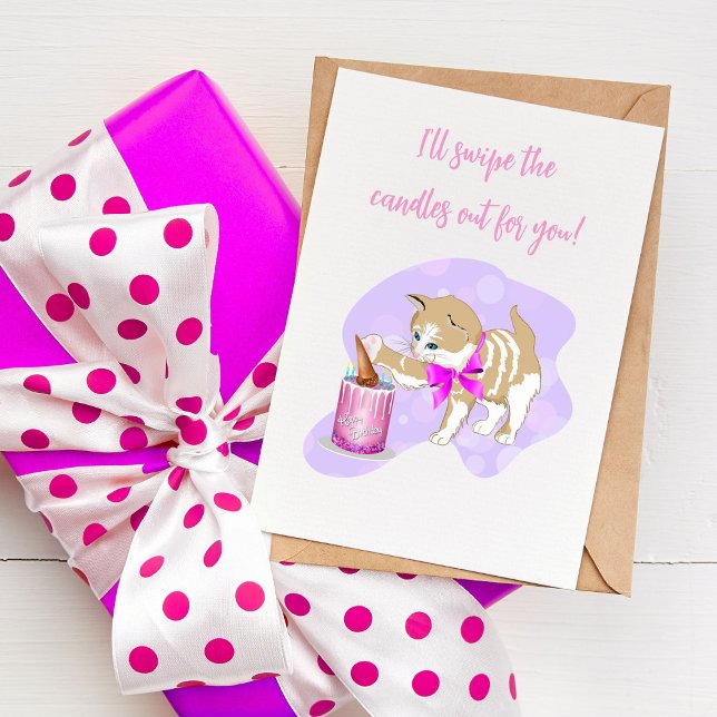 Niedliches Schwimmen bei Geburtstagskuchen Karte (Von Creator hochgeladen)