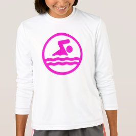 Niedliches Schwimmen und Tauchen T-Shirt