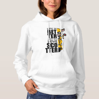 Niedliches Scooter-Goat-Design Hoodie