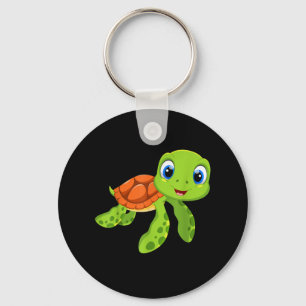 Niedliches Sea Baby Turtle Geschenk Schlüsselanhänger