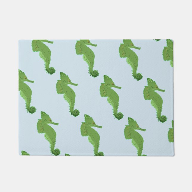 Niedliches Seepferd Art Door Mat Fußmatte (Vorderseite)