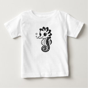 Niedliches Seepferd Baby T-shirt