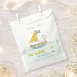 Niedliches Segelboot Bären Star jedes Lebensjahr Geschenktütchen